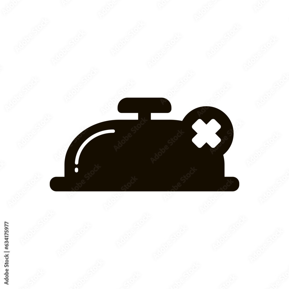 Silhouette Bell Notification Icon Silhouette Bell Notification Icon