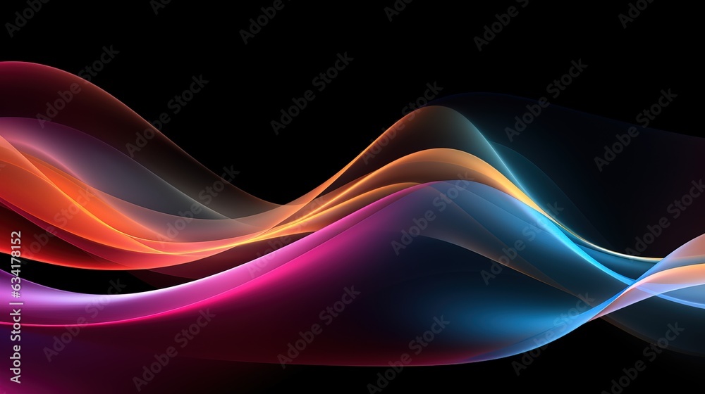 Amazing Wallpaper of some Colorful Shapes on a Black Background. Amazing Wallpaper of some Colorful Shapes on a Black Background.