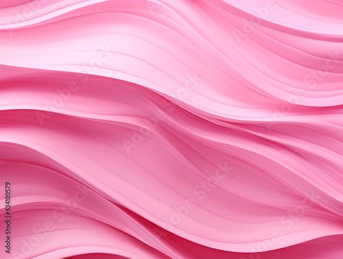 Barbiecore pink abstract wave background, 3d textured, ai generated