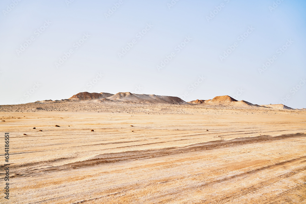 A wide view of the Sahara desert and all its beauty A wide view of the Sahara desert and all its beauty