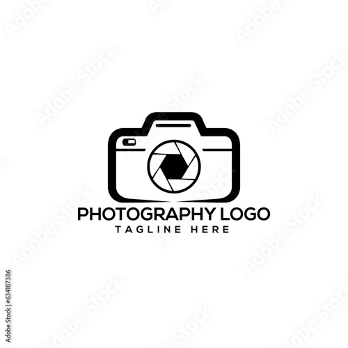 Studio Photography logo template vector
