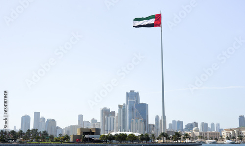 Cityscape of Flag Island, Sharjah