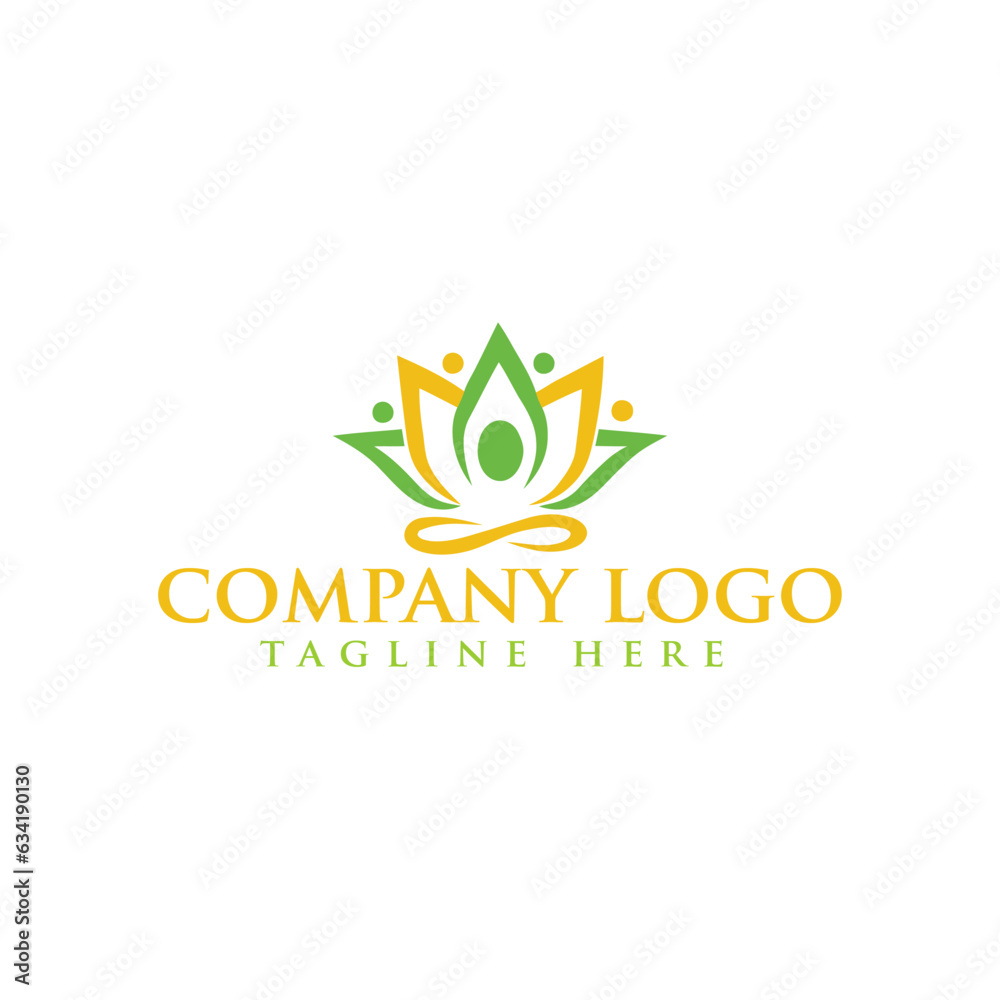 Lotus Beauty Spa, Salon Logo template.