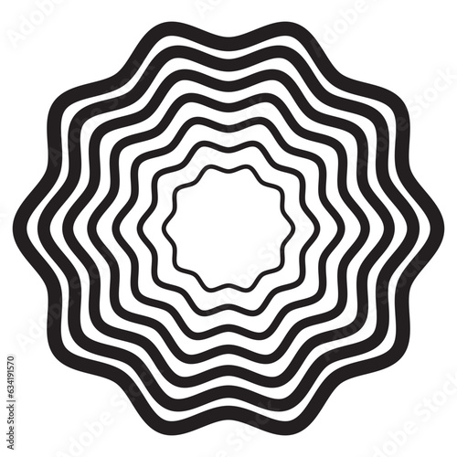 Abstract Warped Shape