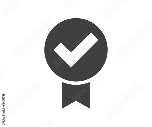 Good icon vector. Business success sign. Best quality symbol of correct, verified, certificate, approval, accepted, confirm, check mark.