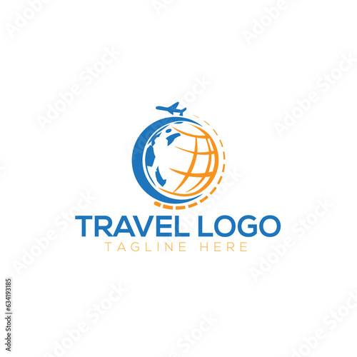 Travel Logo Template, Holiday Logo Template
