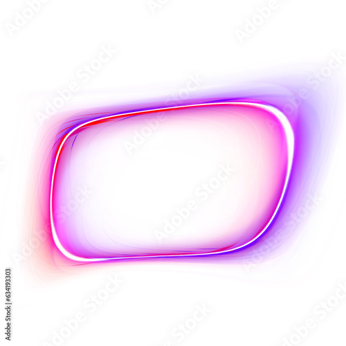 Neon Frame Pink Blue Red Effect