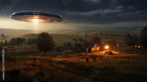 UFO over the Farm