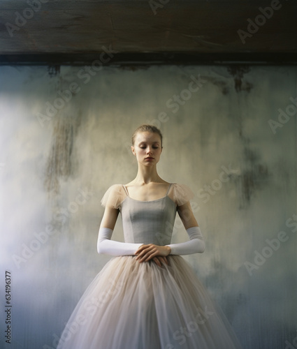 Portrait of beautiful young ballerina