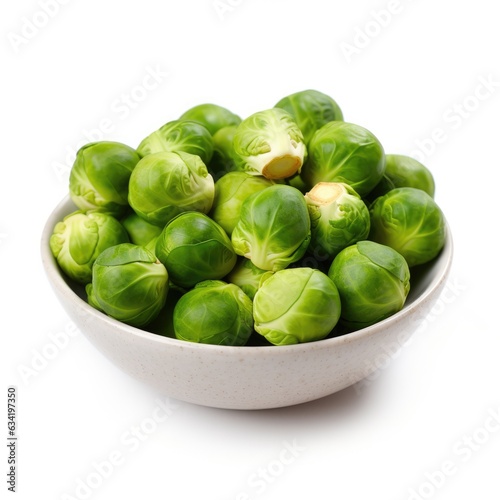 Brussels sprouts on a plain white background - isolated stock pictures Lavender_on_a_plain_white_background - isolated stock pictures
