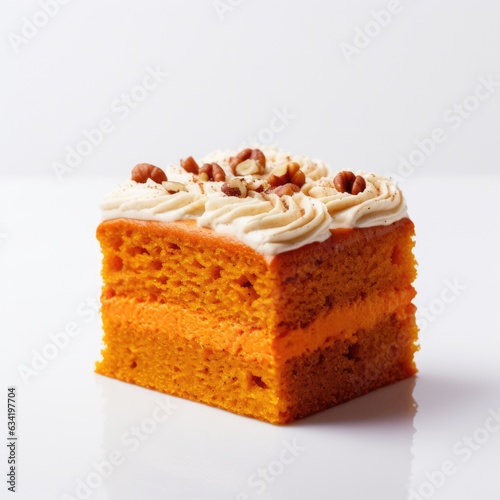 Pumpkin cake on a plain white background - isolated stock pictures Lavender_on_a_plain_white_background - isolated stock pictures