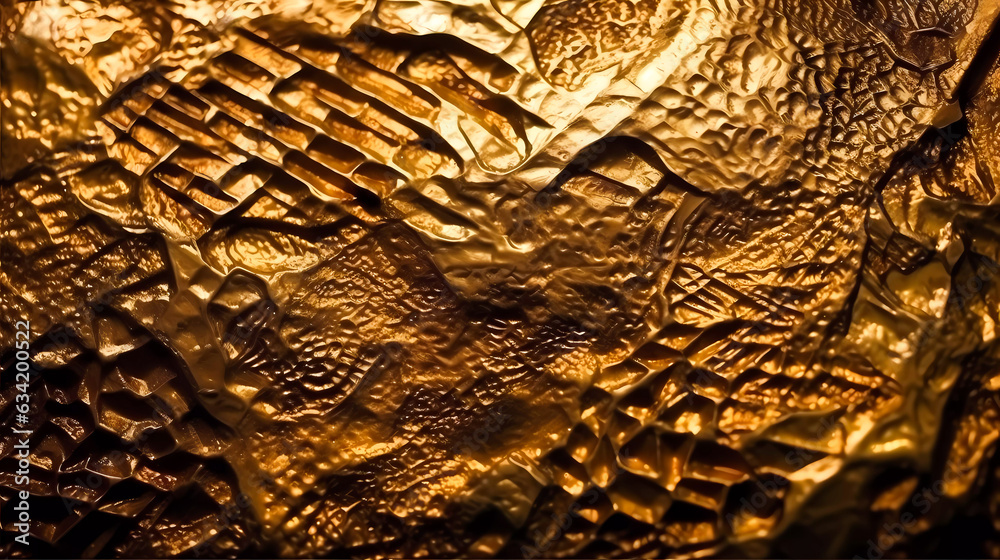 Gold texture, brushed golden plate. Scratched grunge gold plate industrial. Generative AI technology. Gold texture, brushed golden plate. Scratched grunge gold plate industrial. Generative AI technology.