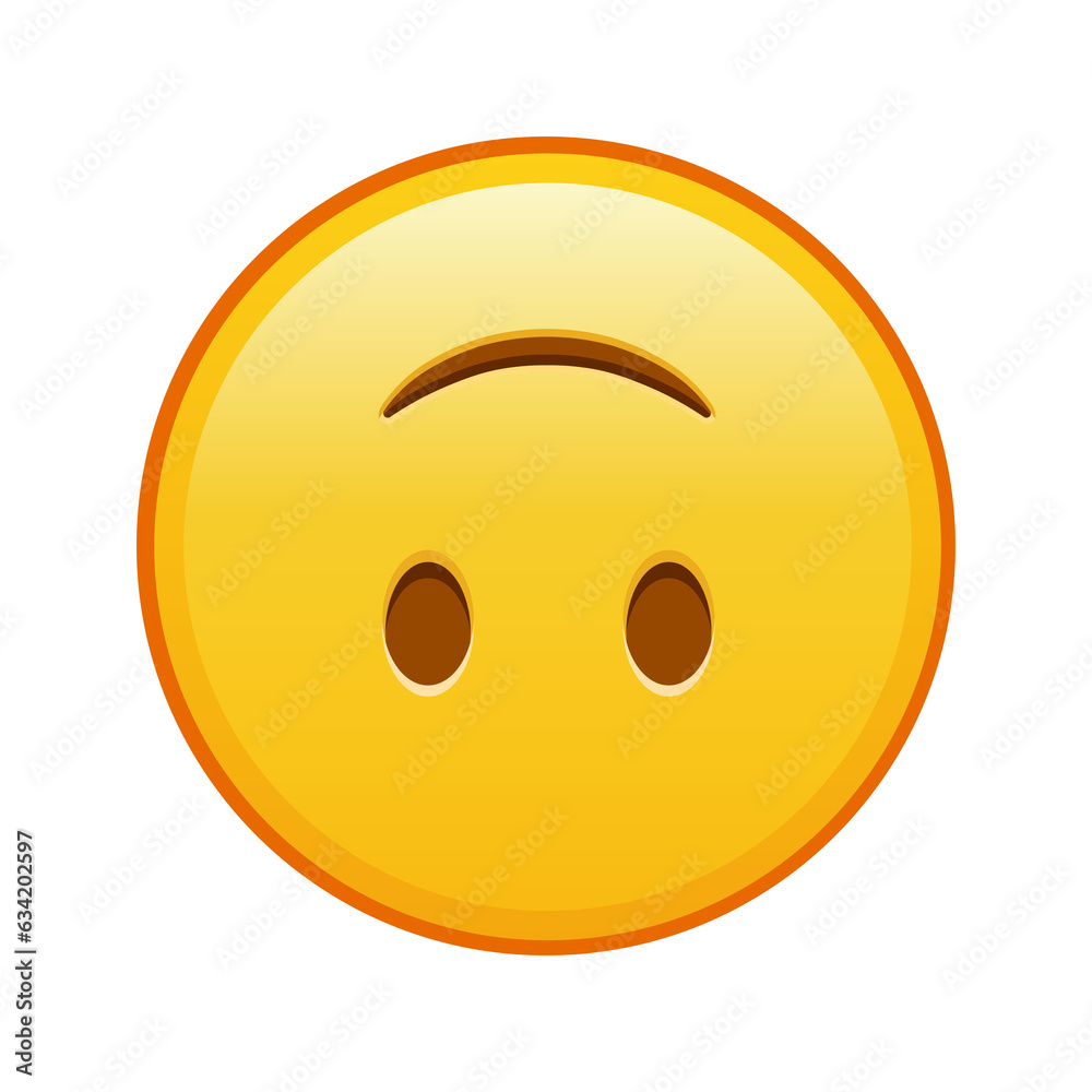 Face Upside Down Large size of yellow emoji smile Face Upside Down Large size of yellow emoji smile