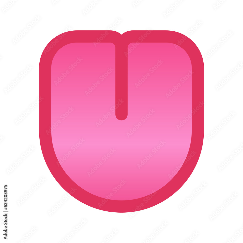 Simple tongue Large size icon for emoji smile Simple tongue Large size icon for emoji smile