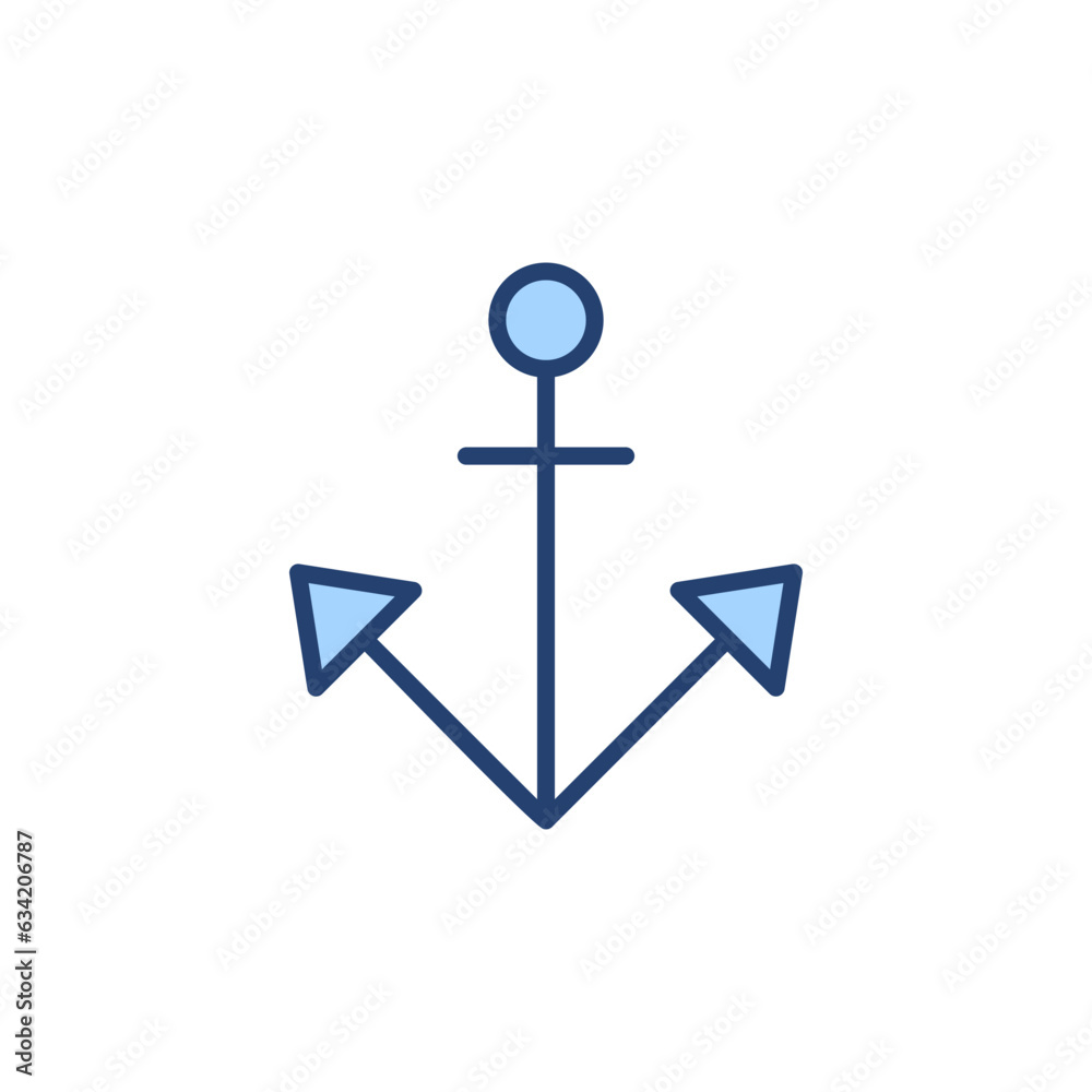 Anchor icon vector. Anchor sign and symbol. Anchor marine icon. Anchor icon vector. Anchor sign and symbol. Anchor marine icon.