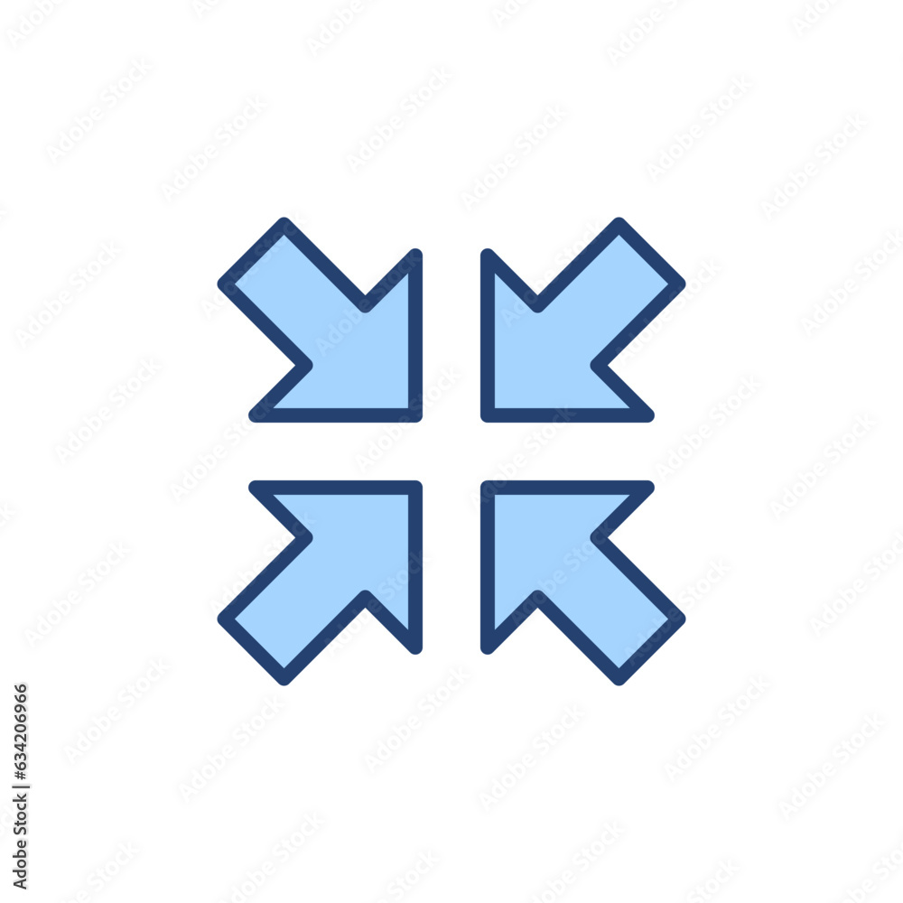 Fullscreen Icon vector. Expand to full screen sign and symbol. Arrows symbol Fullscreen Icon vector. Expand to full screen sign and symbol. Arrows symbol