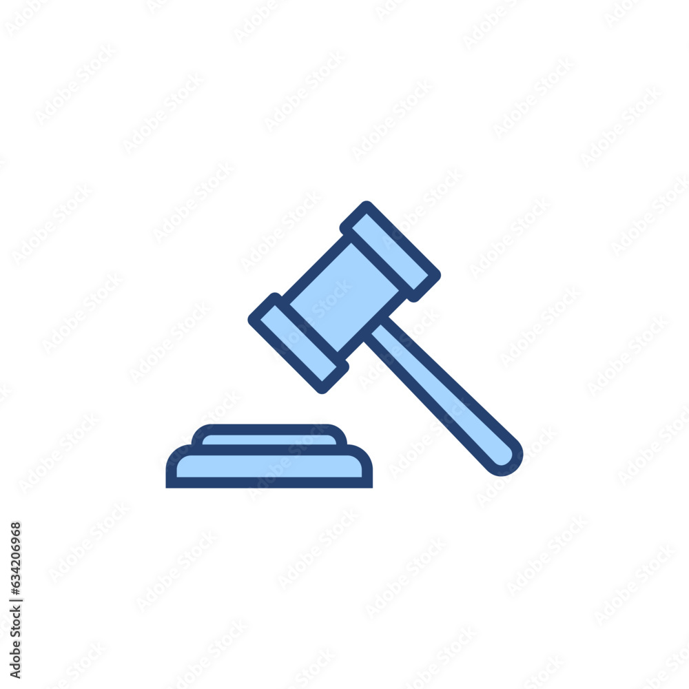 Gavel icon vector. judge gavel sign and symbol. law icon. auction hammer Gavel icon vector. judge gavel sign and symbol. law icon. auction hammer