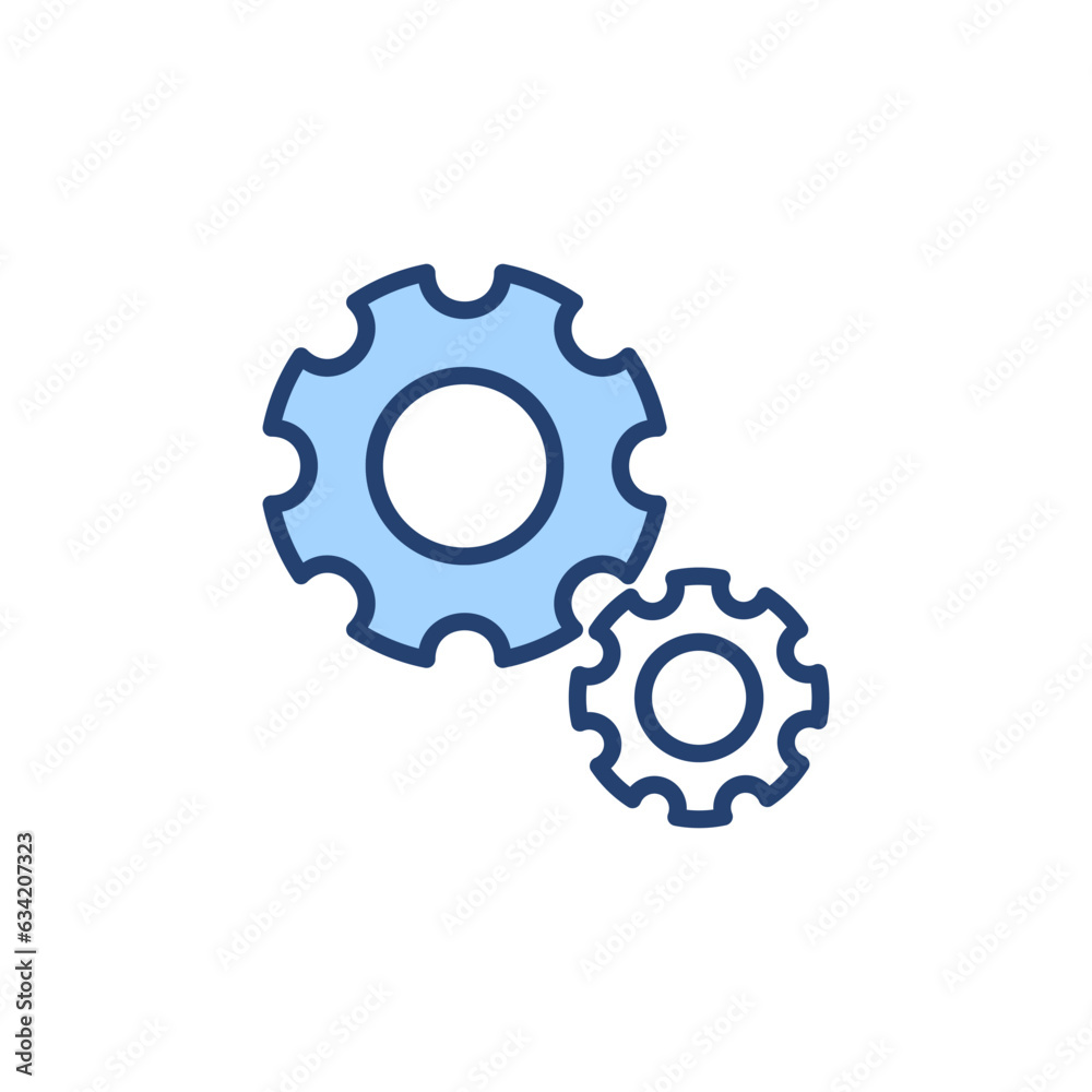 Setting icon vector. Cog sign and symbol. Gear Sign Setting icon vector. Cog sign and symbol. Gear Sign