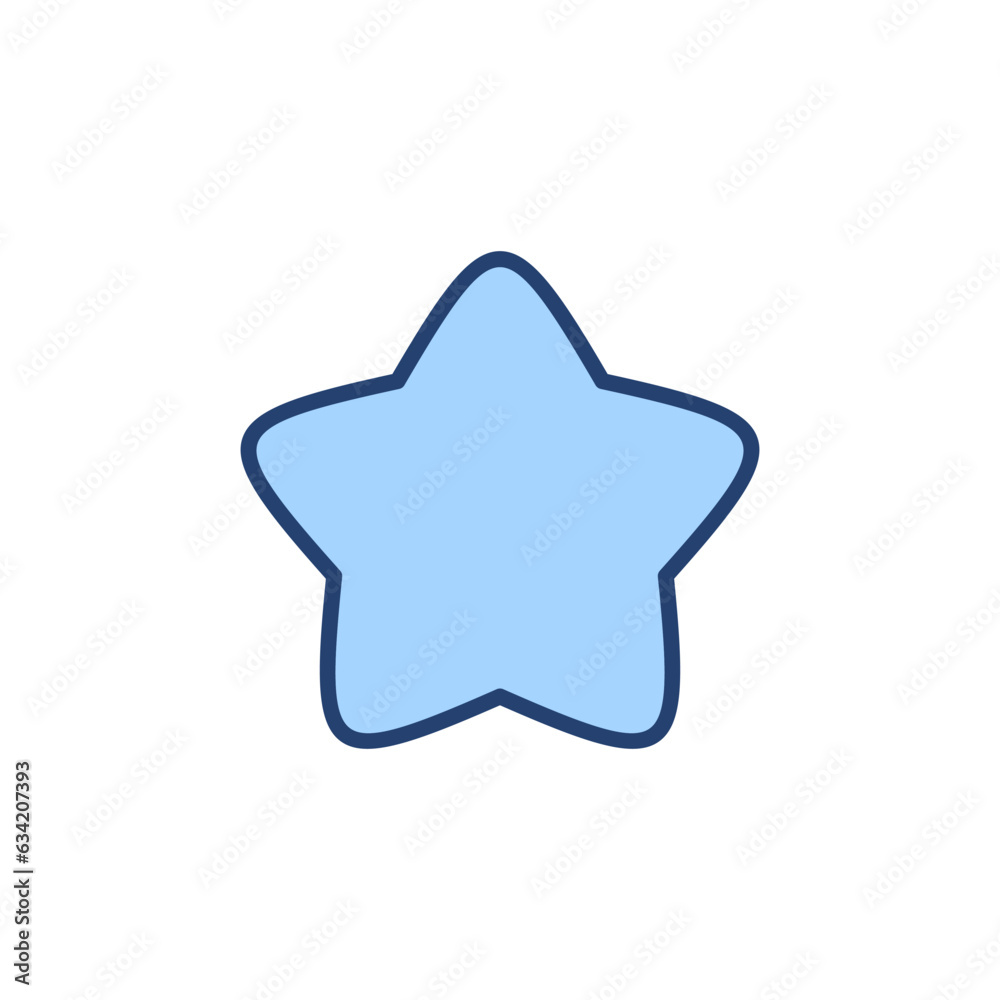 Star icon vector. rating sign and symbol. favourite star icon Star icon vector. rating sign and symbol. favourite star icon