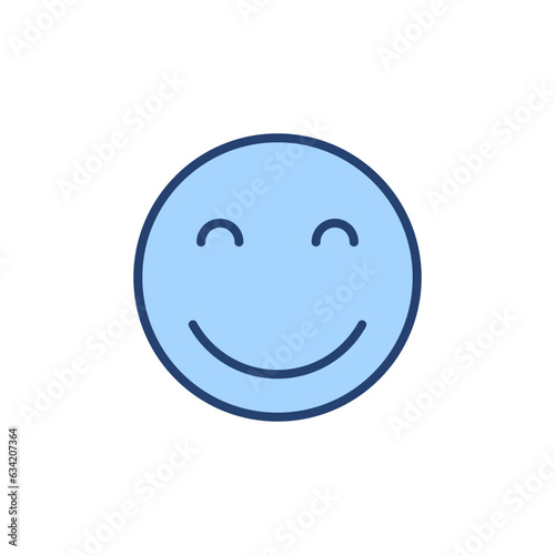 Smile icon vector. smile emoticon icon. feedback sign and symbol