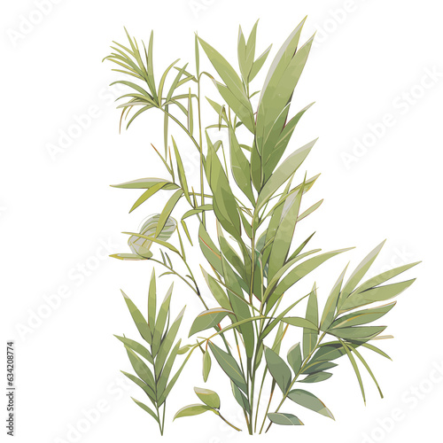 stylized plant texture for anime and cartoon