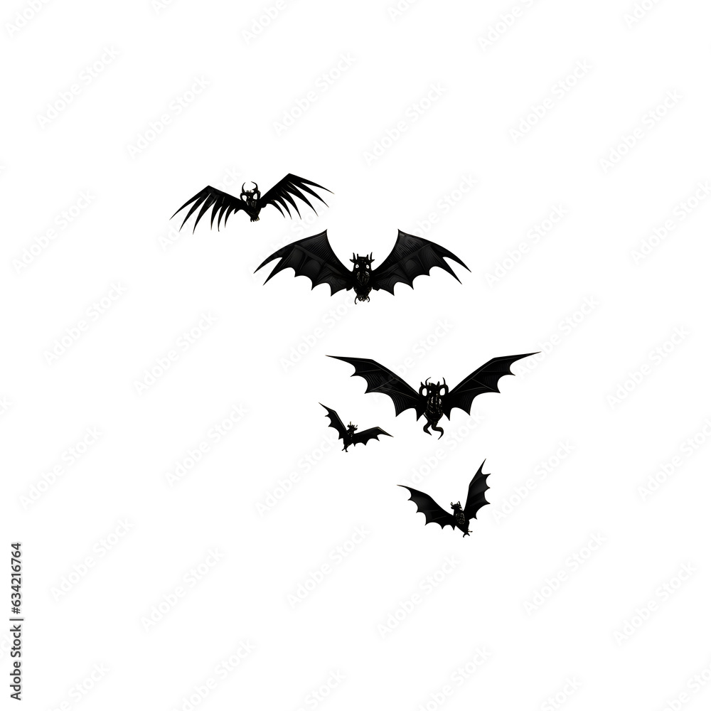 Obraz premium Bats Halloween decoration