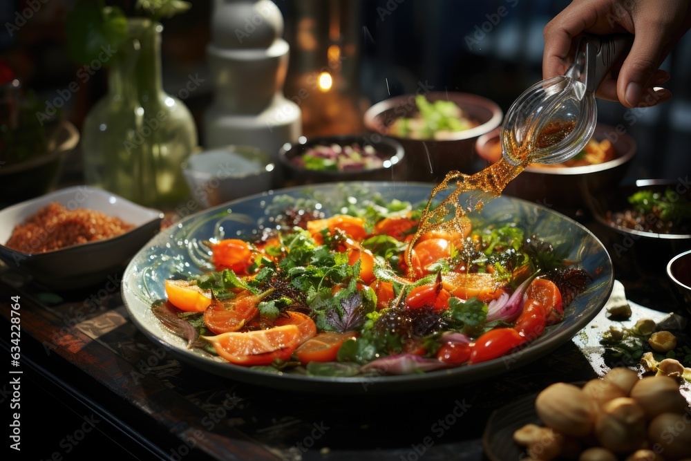 Culinary Fusion: Capturing the Vibrant Essence of Modern Gastronomy Where Traditional Dishes Embrace Innovation Culinary Fusion: Capturing the Vibrant Essence of Modern Gastronomy Where Traditional Dishes Embrace Innovation