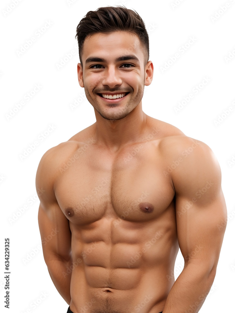 Fitness man smiling and looking at the camera, isolated, transparent background, no background. PNG. Fitness man smiling and looking at the camera, isolated, transparent background, no background. PNG.