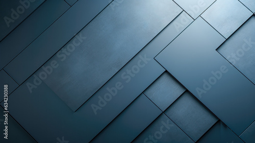 Slate Blue Geometric Background A Sleek and Modern Design for Architecture and Art AI Generated
