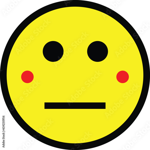 smiley face with a smile