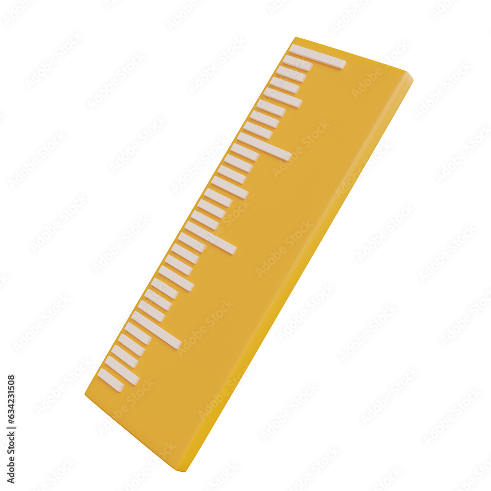 ruler 3d Illustrations,school equipment ruler 3d Illustrations,school equipment