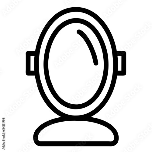 mirror icon outline