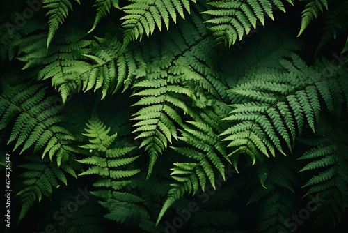 A backdrop featuring ferns.