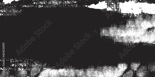 Distressed black and white grunge seamless texture. Overlay scratched design background