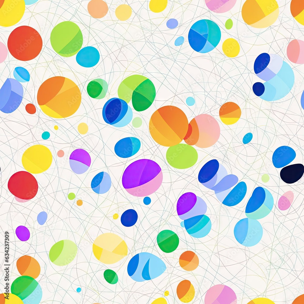 Abstract colored seamless pattern. AI generated. Abstract colored seamless pattern. AI generated.