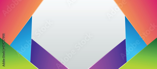 Bright gradient background geometric colorful