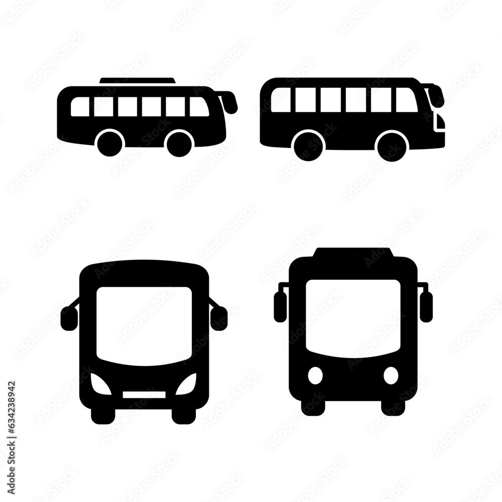 Bus icon vector. bus vector icon Bus icon vector. bus vector icon