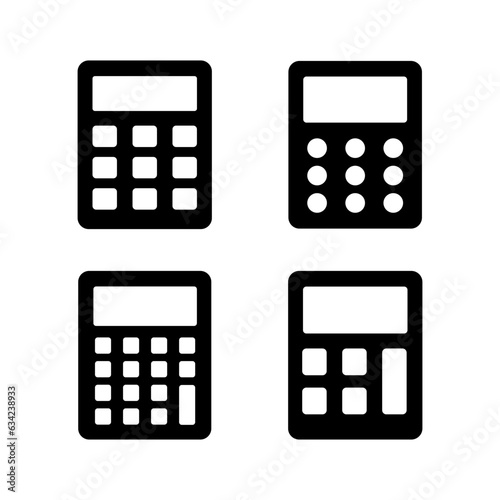 Calculator icon vector. math icon. finances sign © zo3listic