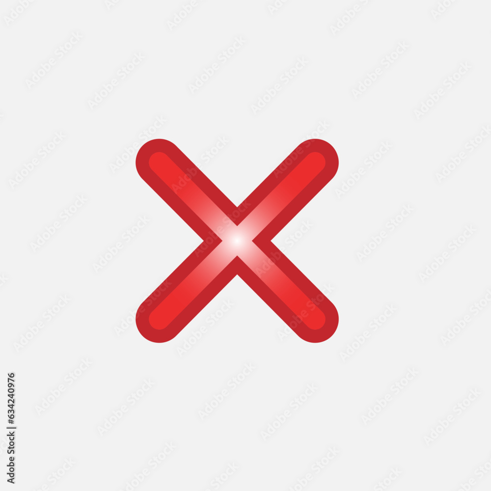 Cross Icon. Multiply Symbol. Reject Sign . Disagree Element. Logo Component - Vector. Cross Icon. Multiply Symbol. Reject Sign . Disagree Element. Logo Component - Vector.