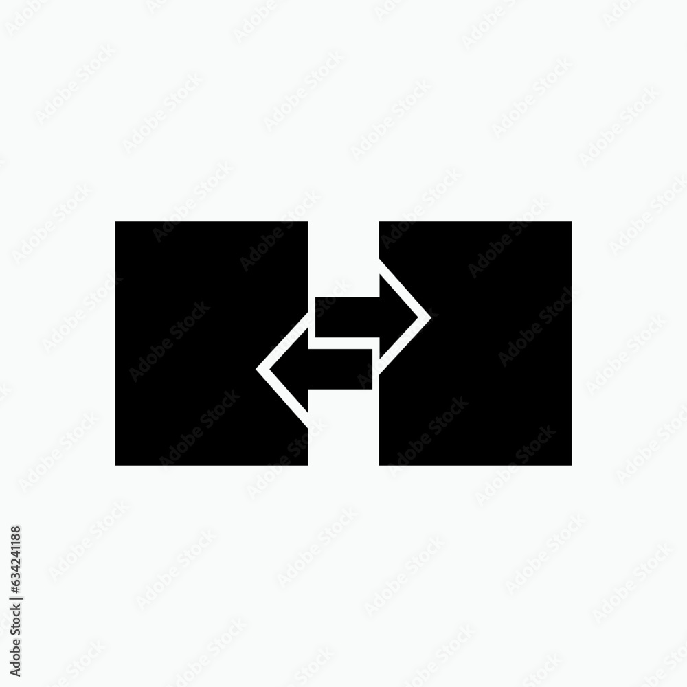 Exchange Icon. Transfer, Switching Symbol - Vector. Exchange Icon. Transfer, Switching Symbol - Vector.