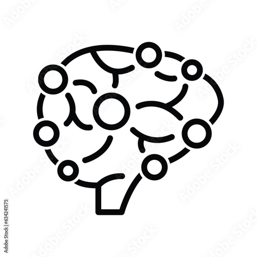 Neurology neuroscience psychology vector icon