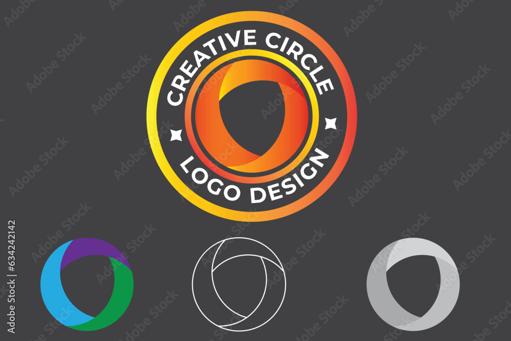 Creative Circle Logo Design Vector Creative Circle Logo Design Vector