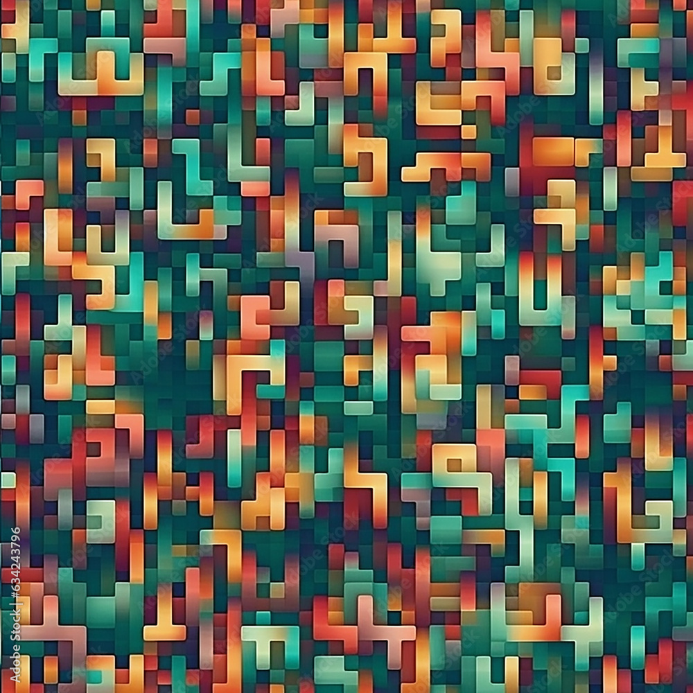 Fototapeta premium Colorful abstract background with glowing lights