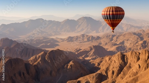 background with hot air balloons