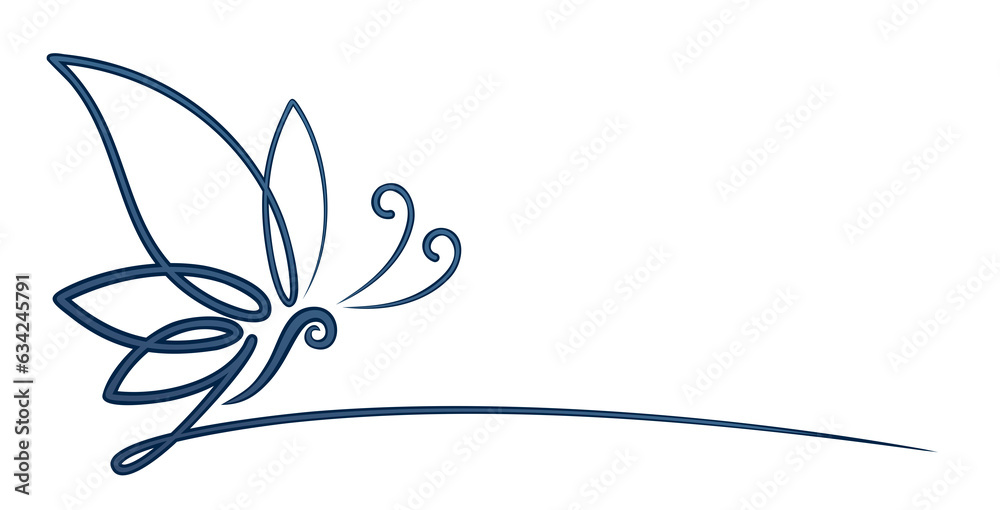 The symbol of a stylized blue butterfly.
The symbol of a stylized blue butterfly.
