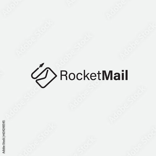 email logo modern design in white background