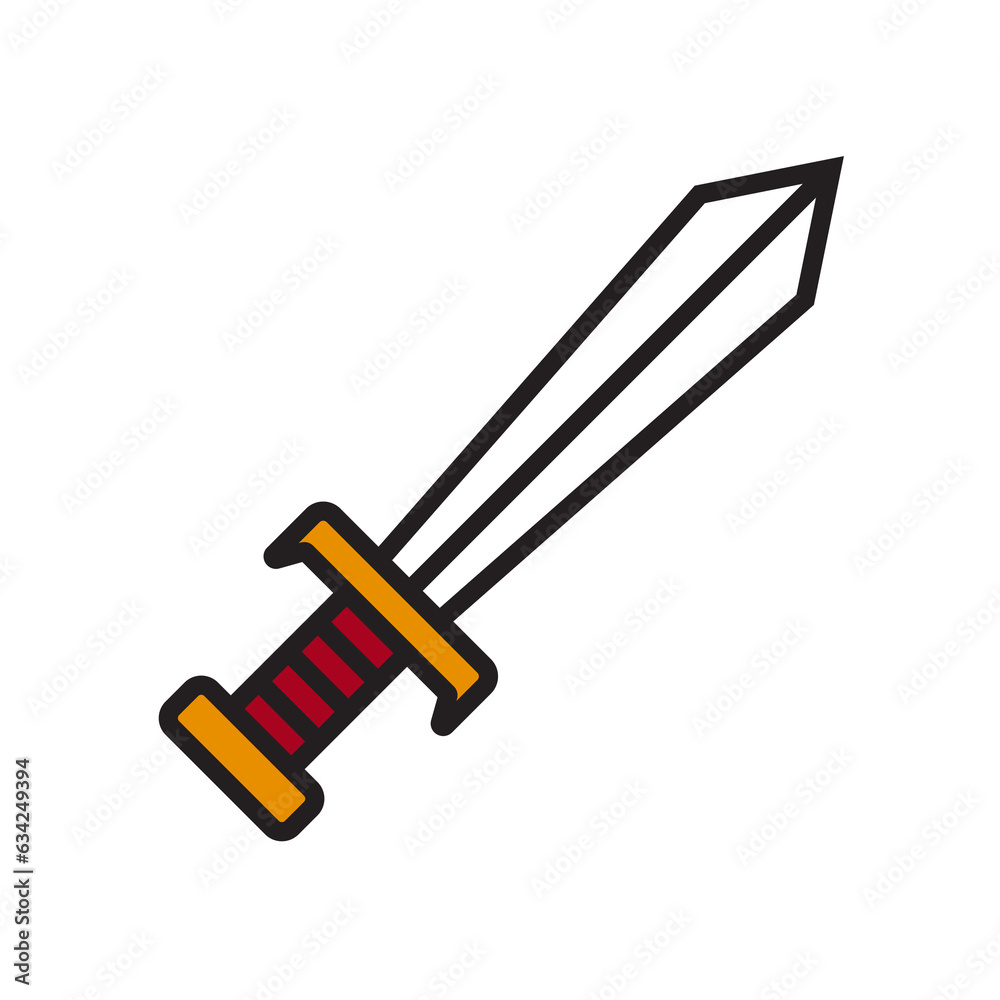 a sword cartoon illustration a sword cartoon illustration