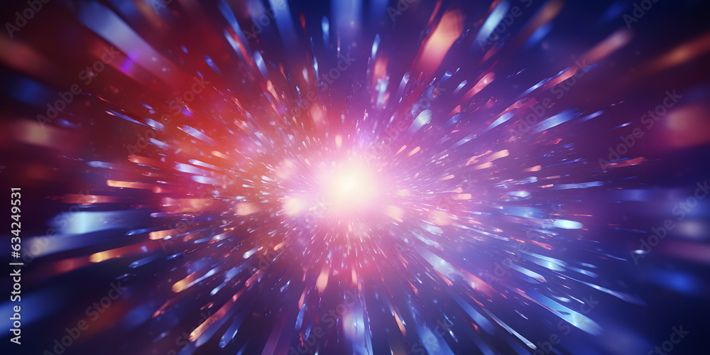 Glowing Energy. Abstract Background of Bursting Light and Particles Glowing Energy. Abstract Background of Bursting Light and Particles
