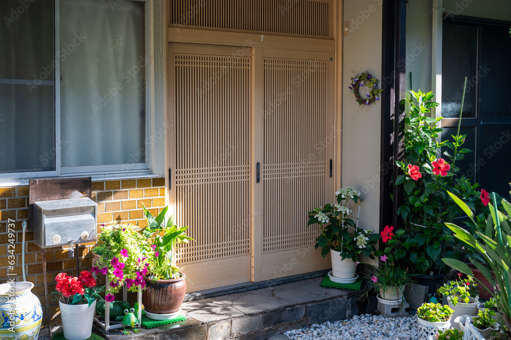 Naklejka premium 玄関