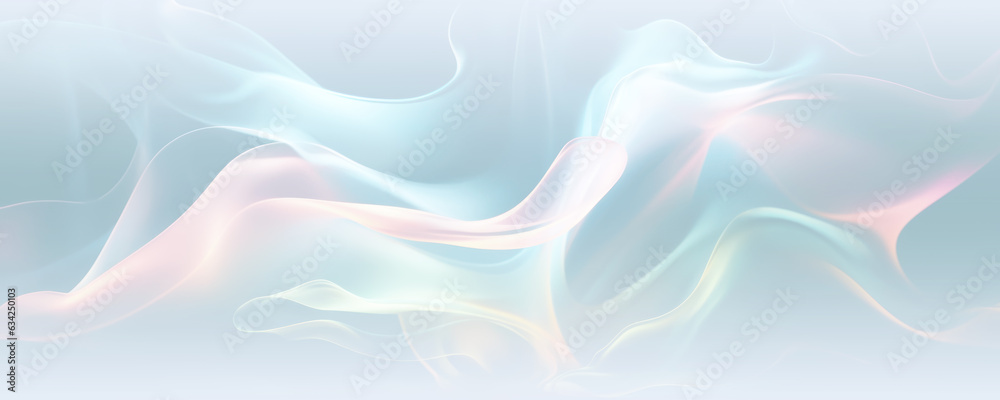 Fototapeta premium Pastel Colors Waves Background